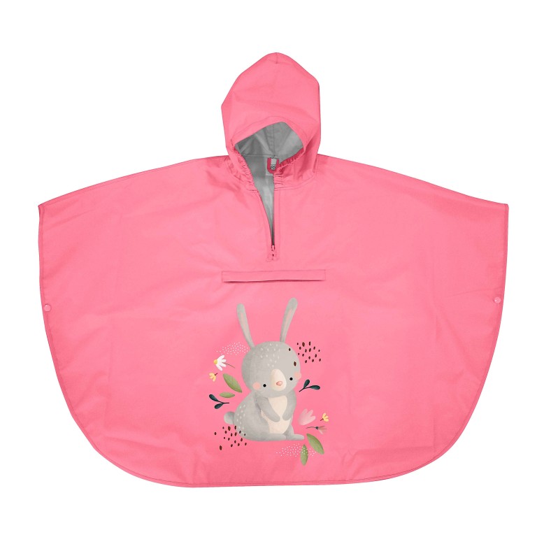 Kids Rain Poncho - Fluffy the Bunny