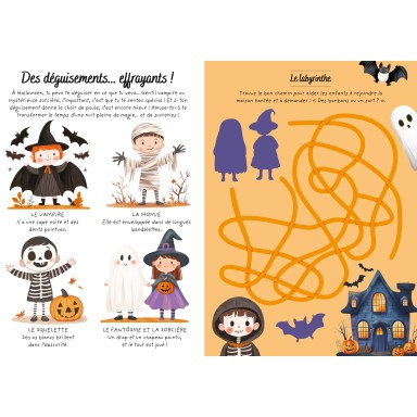 Stickers et Activités. Halloween