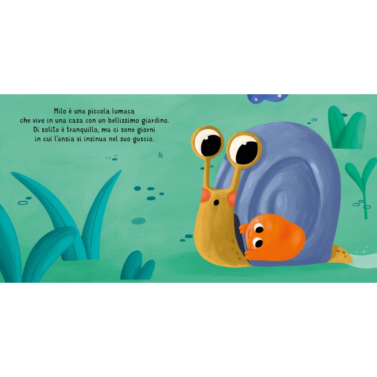 Milo la lumaca. Che ansia!