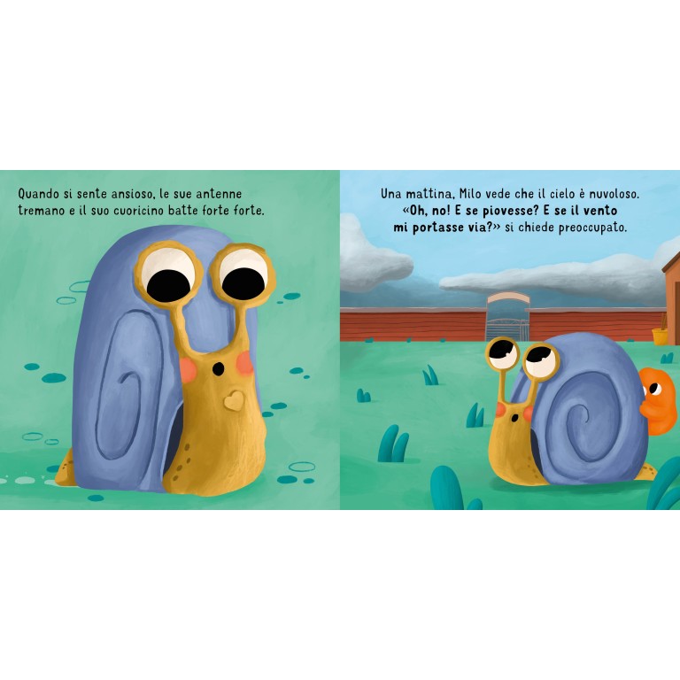 Milo la lumaca. Che ansia!