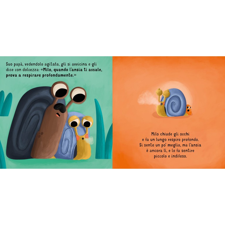 Milo la lumaca. Che ansia!