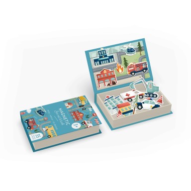 Magnetic box set. Vehicles
