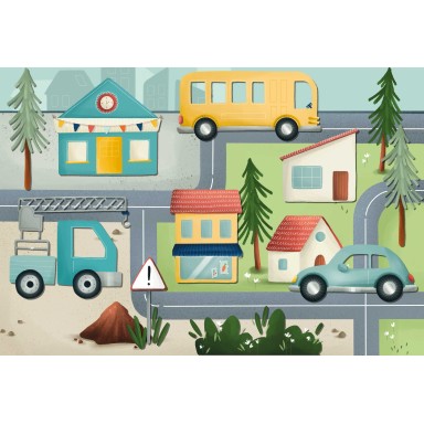 Magnetic box set. Vehicles