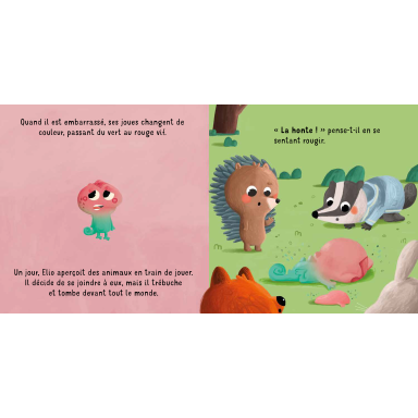 Elio le caméléon. Que de honte !