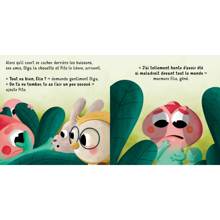 Elio le caméléon. Que de honte !