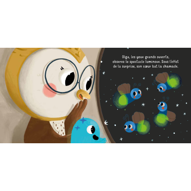 Olga la chouette. Que de surprise !