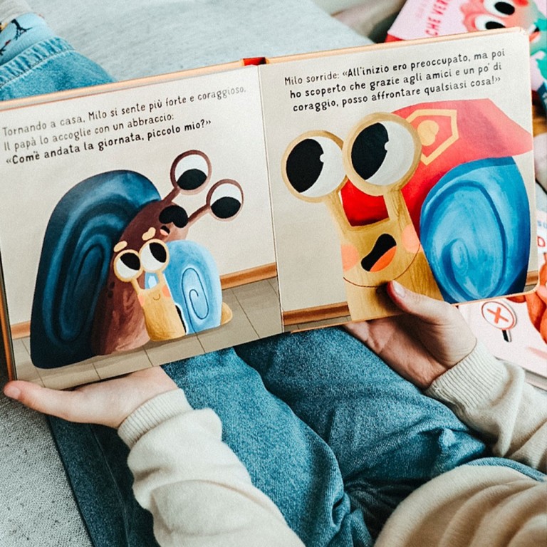 Milo la lumaca. Che ansia!