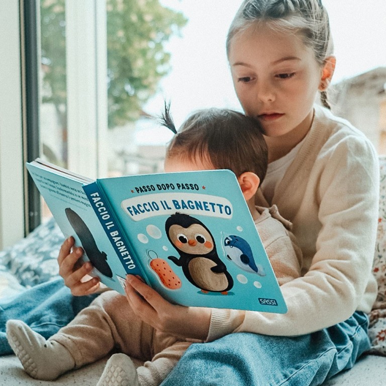 Pas à pas. Je prends mon bain