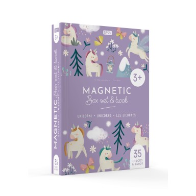 Magnetic box set. Les licornes