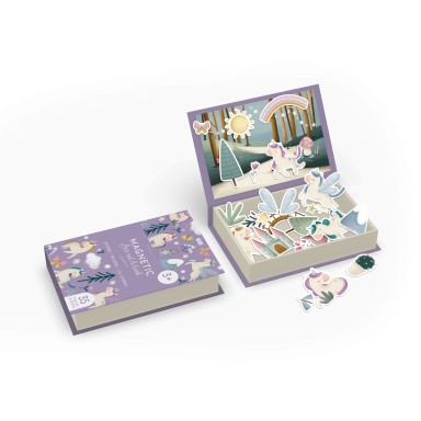 Magnetic box set. Unicorns