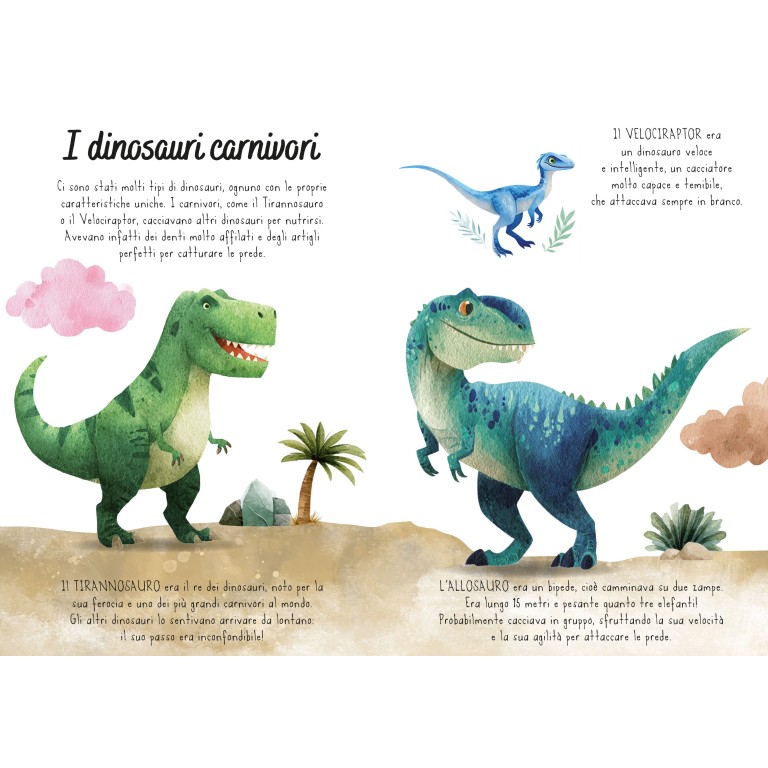 Magico puzzle ad acqua. I dinosauri