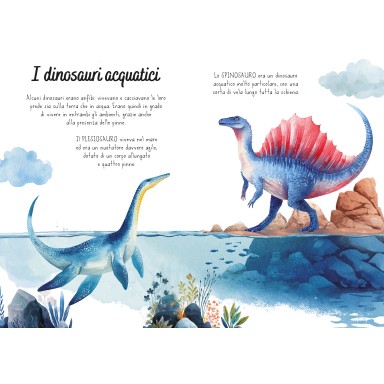 Magico puzzle ad acqua. I dinosauri