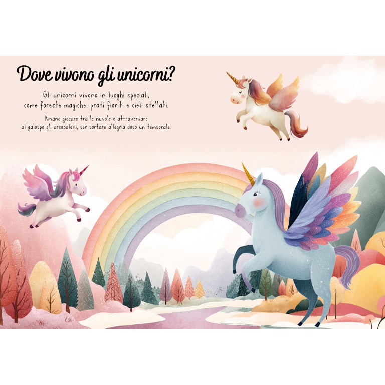 Magico puzzle ad acqua. Gli unicorni