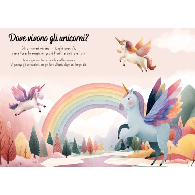 Magico puzzle ad acqua. Gli unicorni