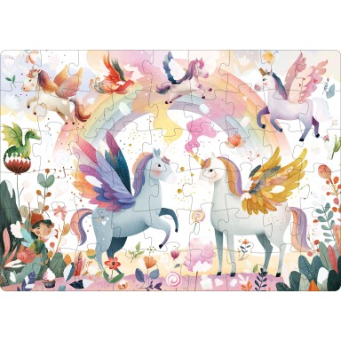 Magico puzzle ad acqua. Gli unicorni
