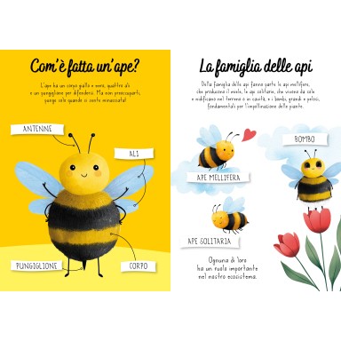 Magico puzzle ad acqua. Le api