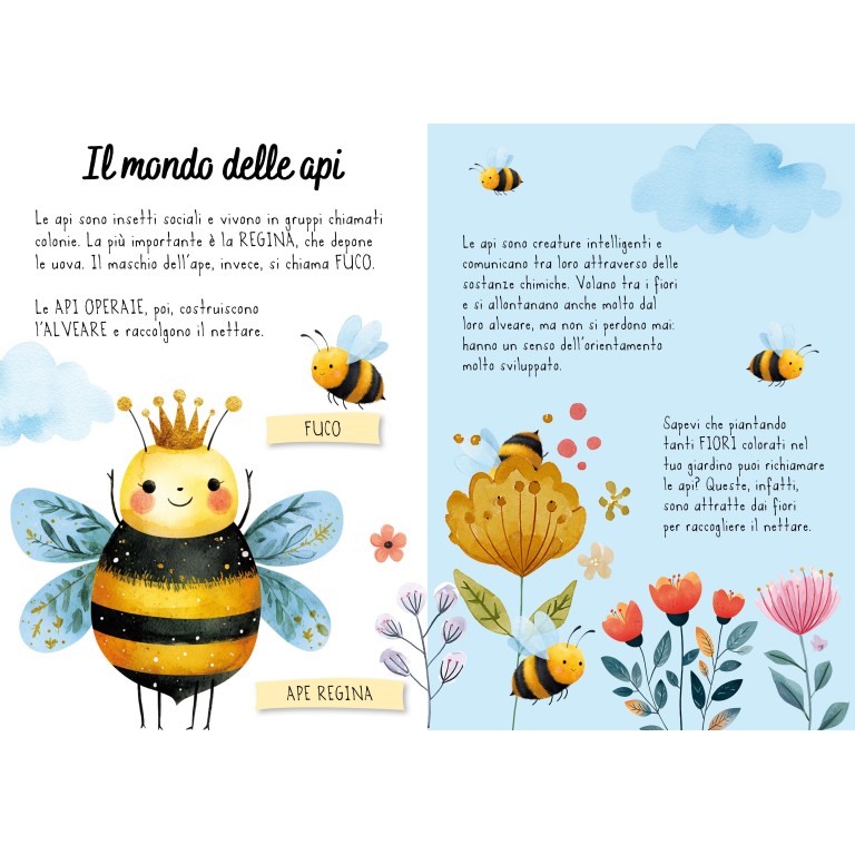 Magico puzzle ad acqua. Le api