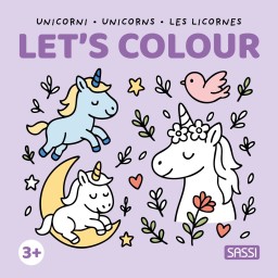 Let's colour. Unicorns