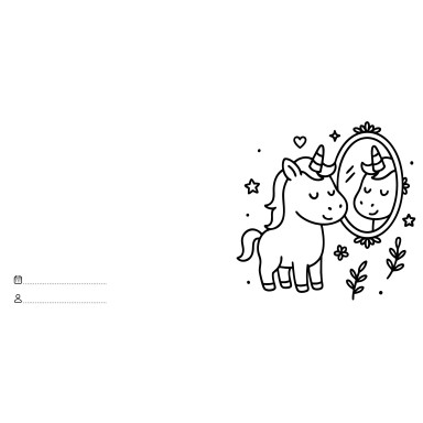 Let's colour. Unicorns