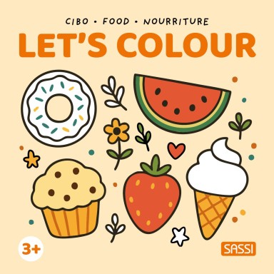 Let's colour. Food