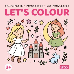 Let's colour. Princesses