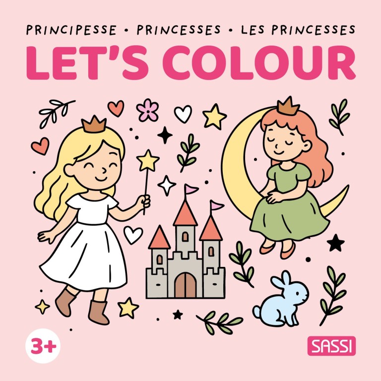 Let's colour. Princesses
