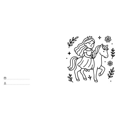 Let's colour. Principesse