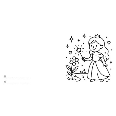 Let's colour. Principesse