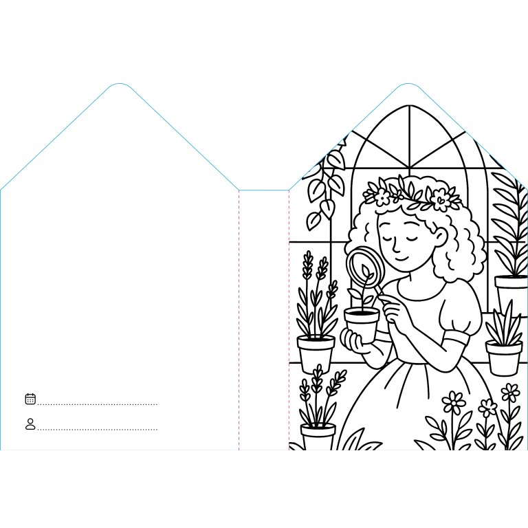 Coloring Books. Principesse