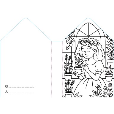 Coloring Books. Principesse