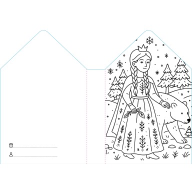 Coloring Books. Principesse