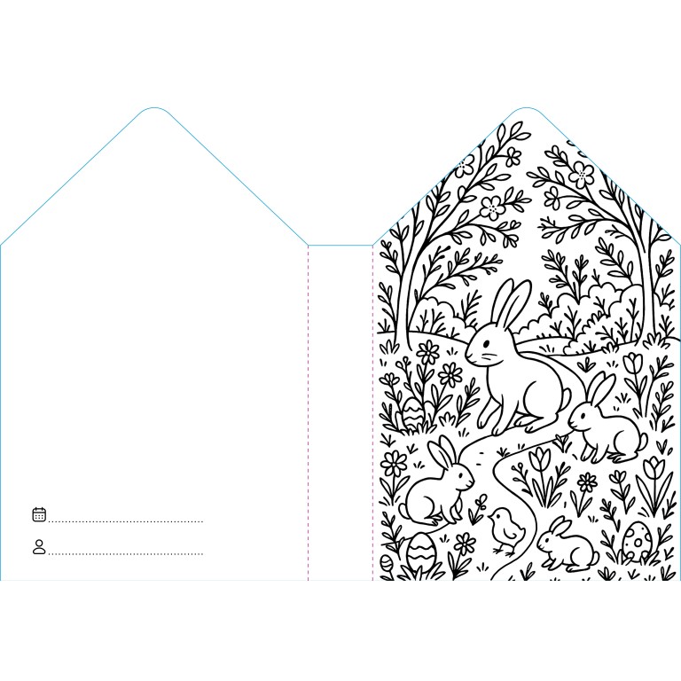 Colouring Books. La Pâque