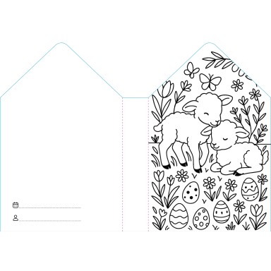 Colouring Books. Easter