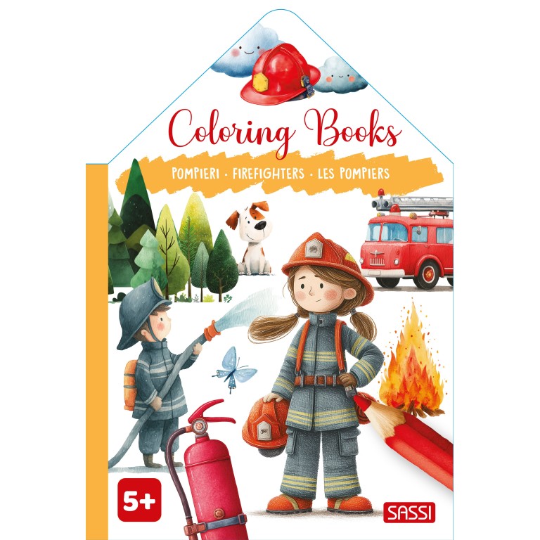 Coloring Books. Pompieri