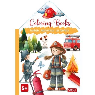 Coloring Books. Pompieri