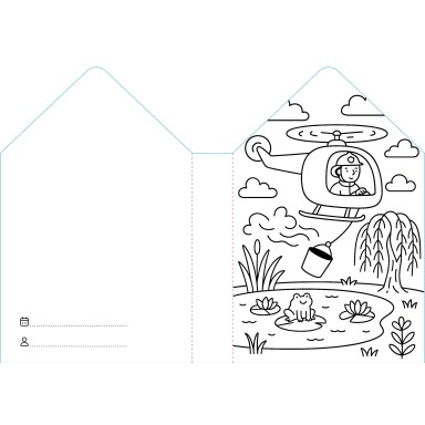 Colouring Books. Pompieri