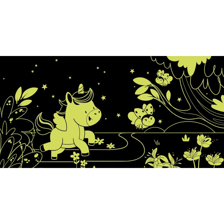 Jour et nuit. Les licornes