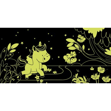 Jour et nuit. Les licornes