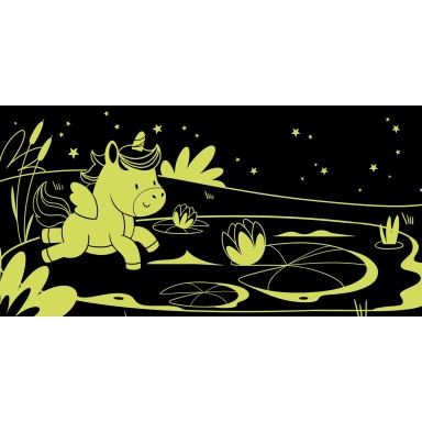 Jour et nuit. Les licornes