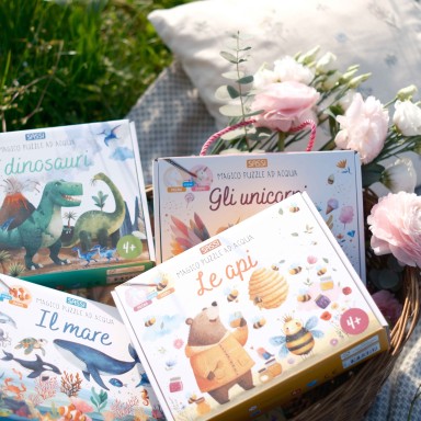 Magico puzzle ad acqua. Le api