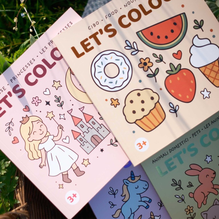 Let's colour. Unicorni
