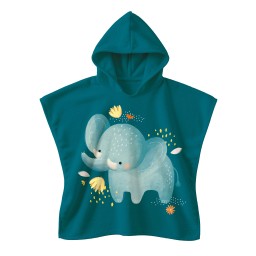 Kids Rain Poncho - Cracky the Dinosaur