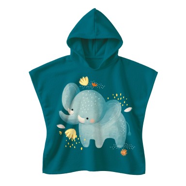Kids Rain Poncho - Cracky the Dinosaur