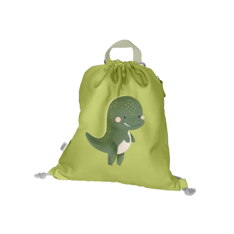 Sac à cordon pour enfants - Cracky le dinosaure