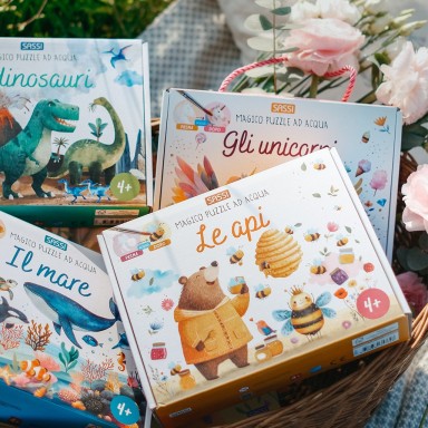 Magico puzzle ad acqua. Le api