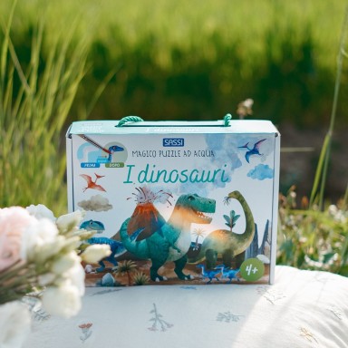 Magico puzzle ad acqua. I dinosauri