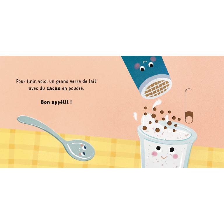 Glisse et découvre. Le petit-déjeuner
