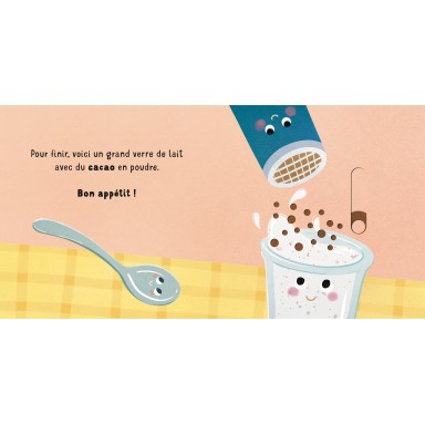 Glisse et découvre. Le petit-déjeuner