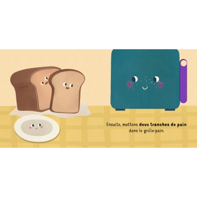 Glisse et découvre. Le petit-déjeuner