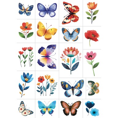Tattoos - Flowers and Butterflies